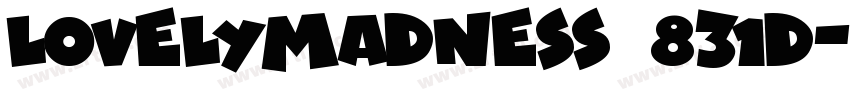LovelyMadness 831D字体转换